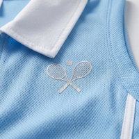 Set Rok Polo Tenis Tanpa Lengan Wanita, Cepat Kering, Bernapas, Menyerap Keringat, Poliester, Pakaian Olahraga Golf MYTH YSTAR