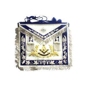 Delantal de cabaña personalizado de alta calidad, delantal de Mariscal de cuero bordado más demandado a la venta, costura de Regalia masónica - Product Image 6