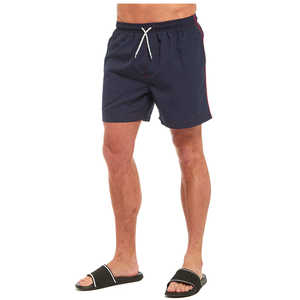 กางเกงว่ายน้ำขาสั้นเบอร์มิวดากางเกงเล่นน้ำชายหาดผ้าแห้งไวมีกระเป๋าผ้าโพลีเอสเตอร์สีพื้น100% สำหรับผู้ชาย - Product Image 2