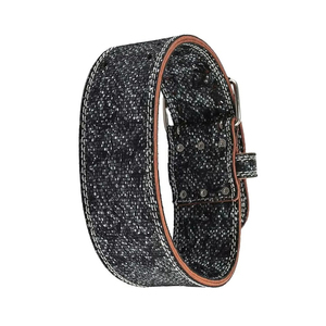 เข็มขัดยกน้ำหนักทำจากหนังสำหรับยิมเข็มขัดยกน้ำหนักปรับได้เข็มขัดนิรภัยสำหรับยิมฟิตเนส - Product Image 1