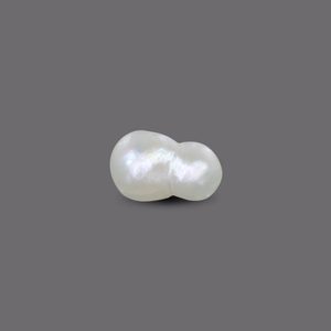 Perle de Basra 6,3 carats, perle d'eau douce naturelle blanche, perle en vrac pour bijoux et fabrication de bijoux - Product Image 1
