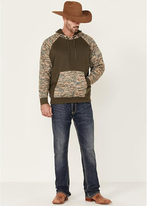 Sweats à capuche imprimés personnalisés respirants de haute qualité pour hommes hiver Boomletcorp avant et arrière Polyester/coton teint uni - Product Image 2