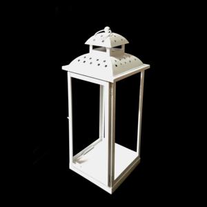 Mesa clásica de Metal blanco hecha a mano, farol de suelo, portavelas decorativo, tarros, diseño de estrellas de Navidad, bodas en casa, eventos - Product Image 5