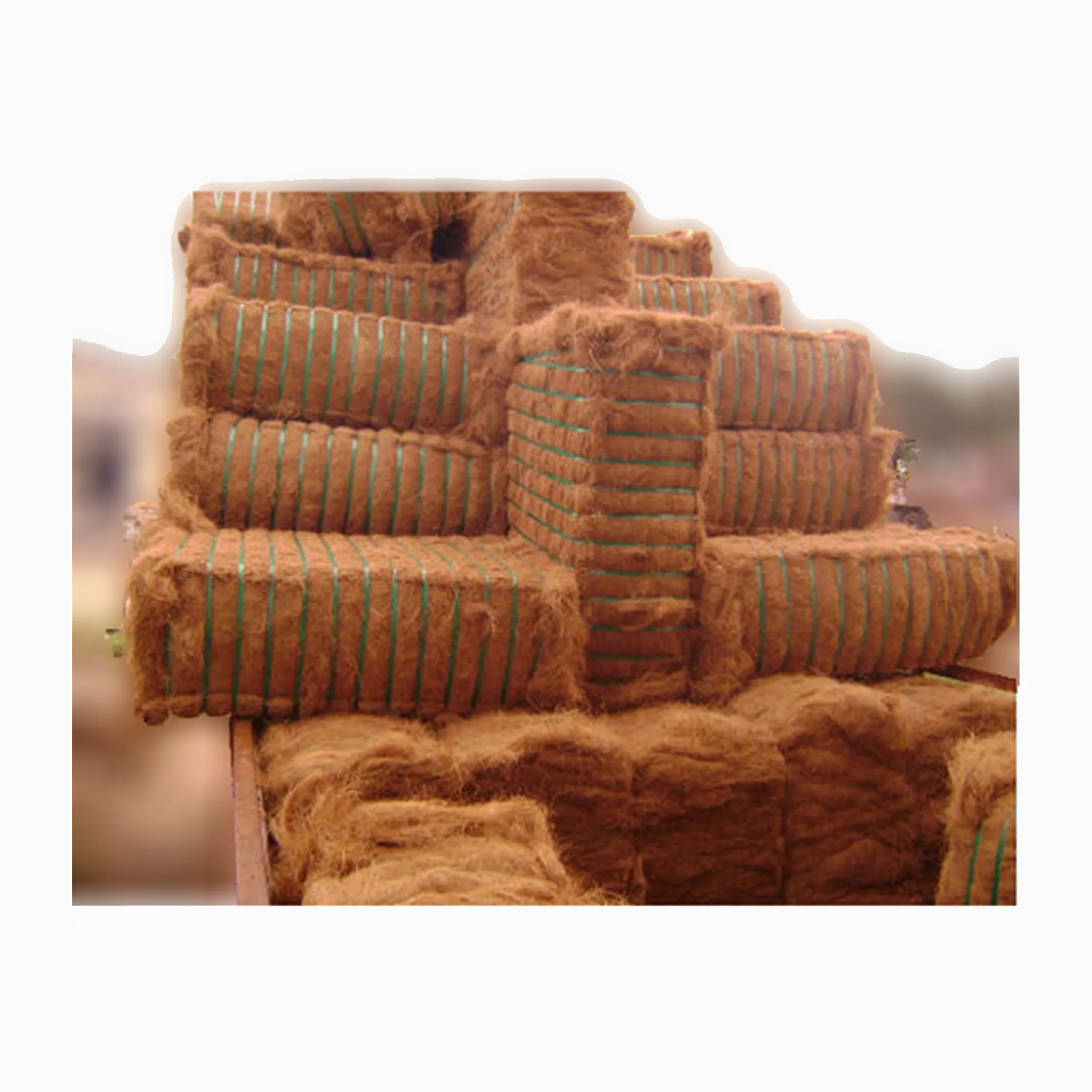 インドの輸出業者からのコイアマットレス産業で使用されるココナッツコイアファイバーブラウンベール