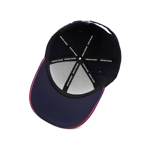 Lightweight Performance Golf Hat 6-Panel Breathable Baseball Cap With Custom 3D Embroidery Logo Inner Tape Metal <b>Clip</b> Closure - Product Image 4