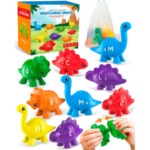 Dinosaur Sensory Sorting Toy Letters Colors - Assorted Colors - Product Image 6