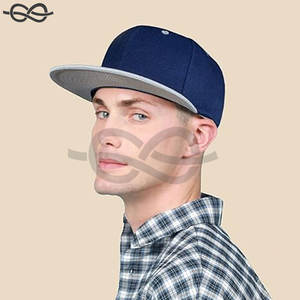 Gorro Snapback clásico, ala ajustable en blanco, opciones de Color de moda de alta calidad, diseño de tono liso, aspecto elegante de gorra de béisbol - Product Image 3