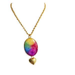 Colgante de cuarzo solar arcoíris Encantos de moda naturales Accesorio elegante y elegante - Product Image 1