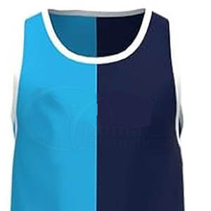 Gilet en coton doux sans manches pour homme avec logo personnalisé, sous-vêtement en coton ciselé OEM pour homme - Product Image 3