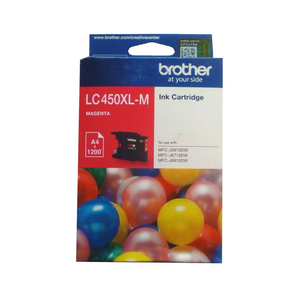 บราเดอร์ LC450XL หมึกพิมพ์สีม่วงแดงความจุสูงสำหรับตลับหมึกสีดำและสี LC - Product Image 1