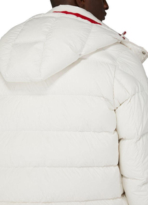 Chaqueta Acolchada de Invierno Casual para Hombre, Blanca, en Oferta, Cortavientos, con Capucha, Cuello Alto, Cremallera Tejida, Nueva Moda - Product Image 5