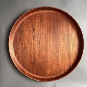 Calidez plato de ensalada de madera bandeja para servir caja de pino Tema de amor barco ovalado dulces galletas comida fruta decoración del hogar regalo - Product Image 1