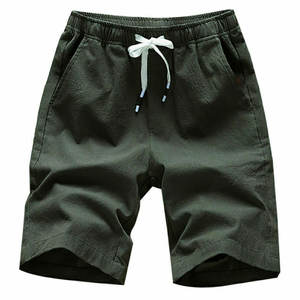 Pantalones cortos para correr hechos a medida para hombre patrón sólido poliéster entrenamiento diseñador Fitness correr entrenamiento gimnasio deportes pantalones cortos - Product Image 6