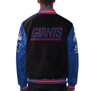 Personnalisé pour Champion Standard Varsity Logo Full-Zip Jacket Winter Canvas Team Name Letterman Jacket - Product Image 2