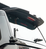 Alerón Trasero Estilo Mona Lisa Pintado en Blanco y Negro con Luz de Freno Adicional para Toyota Land Cruiser LC250 2024+