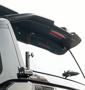 Aileron de coffre arrière style Mona Lisa, blanc et noir, peint, avec troisième feu stop, remplacement pour Toyota Land Cruiser LC250 2024+ - Product Image 2