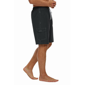 Pantalones cortos elásticos de 4 vías para hombre personalizados al por mayor pantalones cortos de playa de surf de secado rápido con cintura alta sin tirantes deportivo transpirable - Product Image 2