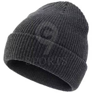Gorro de lana Jacquard 100% promocional para hombre con logotipo personalizado para regalos o eventos - Product Image 1
