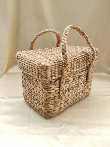Excellent Quality Top Grade Grass Storage <b>Basket</b> Water Hyacinth <b>Woven</b> <b>Baskets</b> From 99 Gold Data Vietnam - Product Image 6