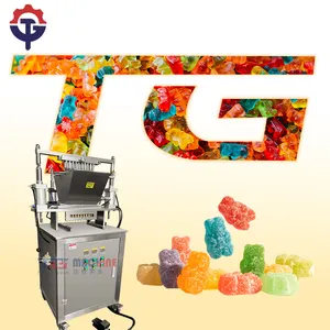 TG強く推奨される半自動グミゼリーハードキャンディーベアロリポップデポジターメーカー機械菓子産業キログラム/時間P