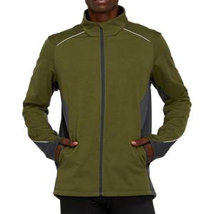 Chaqueta de invierno unisex Lite Show para hombre, de alta calidad, ecológica, ajustada, con cuello levantado, que absorbe la humedad, color verde - Product Image 1