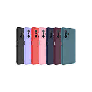 Coque de protection en silicone premium pour Xiaomi Mi 11T Pro 5G par ATA Mara, bleu marine, avec emballage de vente au détail pour la protection du téléphone - Product Image 3