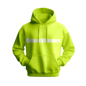 เสื้อฮู้ดดี้ผ้าฟลีซคอตตอน 100% สกรีนลายขายส่ง สำหรับผู้ชายและผู้หญิง สไตล์ลำลอง ทรงโอเวอร์ไซส์ ปักโลโก้ตามแบบที่ต้องการ ขายดี - Product Image 2