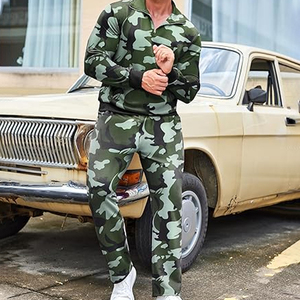 Survêtements de sport d'hiver élégants pour hommes Pull à fermeture à cordon Col à capuche Respirant Léger Personnalisé Haut - Product Image 2