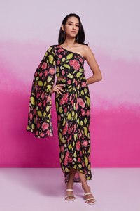 Ensemble décontracté 2 pièces Henixa Creation pour femme, coupe ajustée, lavable, séchage rapide, emballage personnalisé, idéal pour les fêtes d'été, style indien et pakistanais - Product Image 2