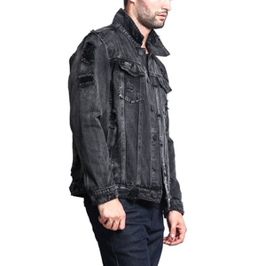 แจ็กเก็ตยีนส์แฟนซีสำหรับเด็กผู้ชายเสื้อแจ็กเก็ตผ้าเดนิมแฟนซีใส่สบาย/ยั่งยืนแฟชั่นกลางแจ้งสไตล์สร้อย - Product Image 3