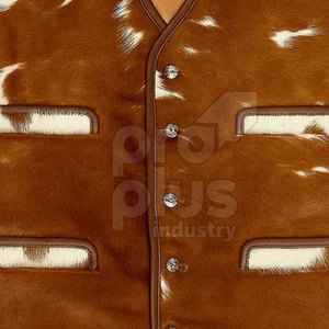 Chaleco de Cuero Vacuno de Primera Calidad, Transpirable y Ecológico para Invierno, Ideal para Montar al Aire Libre y Moda Casual - Product Image 6