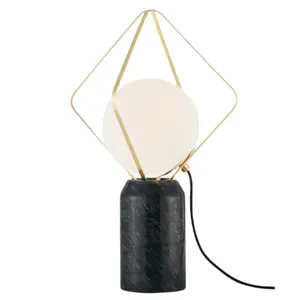 Lámpara de Mesa de Cerámica Moderna DynastyPlanet con Luces LED y Pantalla de Tela para Uso en Interiores, AC/Batería, Personalizable para Sala de Estudio - Product Image 2