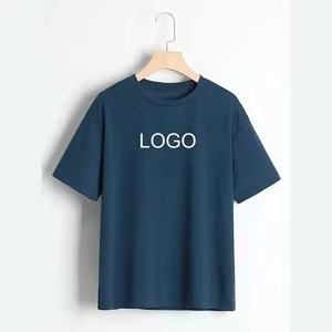 Camiseta de Poliéster/Algodón con Logotipo Personalizado Bordado, para Hombre y Mujer, Talla XL, Corte Regular, Transpirable, Estilo Hip Hop, Lisa, de Gran Gramaje, Sublimada - Product Image 3