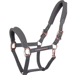 Correas de nailon ajustables de aleación de Zinc, Clip acolchado, caballo ecuestre, Halter - Product Image 6