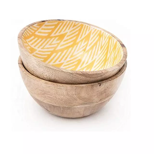 2023 12 Inch Large Acacia Wooden Fruit Salad Serving Bowl Dinnerware Sets <b>Cookware</b> Sets Home and <b>Kitchen</b> - Product Image 5