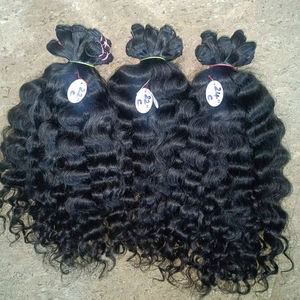 ผมแท้คุณภาพสูงจากอินเดีย เกรด Remy Virgin ความยาว 8"-32"  แบบเย็บสองชั้นด้วยเครื่องจักร เงางามและนุ่มสลวย ไม่ผ่านการแปรรูป - Product Image 1