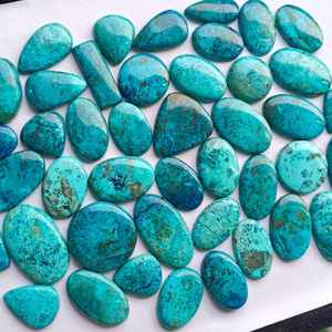 Shattuckite Azurite Cabochon อัญมณีแร่ธรรมชาติขัดหลวมอัญมณี shattuckite Azurite - Product Image 2