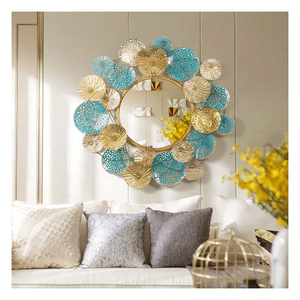 กระจกติดผนังที่ได้คะแนนสูงถูกสร้างขึ้นด้วยงานศิลปะระดับพรีเมี่ยมสำหรับห้องนั่งเล่นและภายในสำนักงานเพิ่มกระจกสัมผัสที่ทันสมัย - Product Image 3