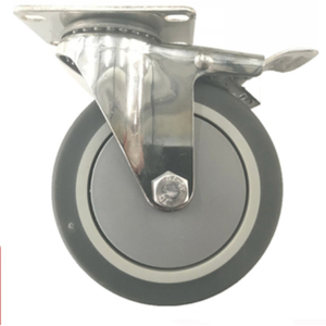 Rueda Giratoria de TPR de 2 Pulgadas (50 mm) con Freno <span class=keywords><strong>para</strong></span> <span class=keywords><strong>Lavadora</strong></span> - Product Image 1