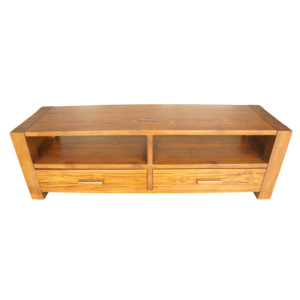 ตู้ทีวีไม้สักสไตล์นอร์ดิกทันสมัยพร้อมลิ้นชัก2ชั้นสำหรับห้องนั่งเล่น - Product Image 5