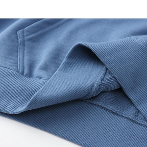 Sudadera de lana Polar de algodón de alta calidad con logotipo personalizado, cuello redondo de gran tamaño para hombres, mezcla de algodón básico de invierno - Product Image 6