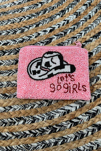 Noël camion et arbre rond conception travail manuel perlé broderie pochette à monnaie mignon fantaisie et luxe belle élégante Premium pour fille - Product Image 4