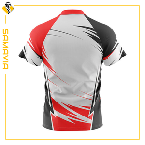 Samavia เสื้อโปโลปักโบว์สำหรับสนามหญ้า, เสื้อกีฬาอุตสาหกรรมซามาเวียพิมพ์ซับลิเมชันตามสั่งสไตล์อังกฤษ - Product Image 2