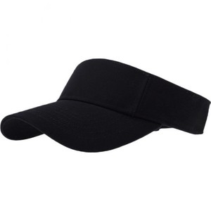 Bajo MOQ bordado parasol sombrero algodón deporte al aire libre playa correr Golf visera gorra para Mujeres Hombres contraste ajustable visera sombrero - Product Image 6