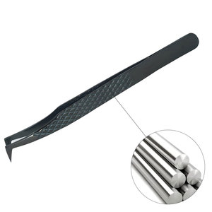 Pinzas de Volumen de Marca Privada, Pinzas de Extensión de Pestañas Personalizadas, Pinzas de Aislamiento Fuertes con Caja Personalizada, Pinzas de Pestañas con Punta de Fibra - Product Image 4