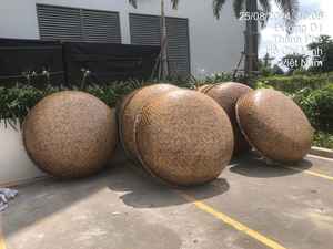 Premium hecho a mano cesta barco Vietnam bambú barco ecológico para viajes acuáticos al aire libre - Product Image 4