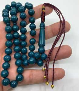 Bakelite สายลูกประคำ tasbih 45เม็ดสี100% ฟีนอลฟอร์มาลดีไฮด์
