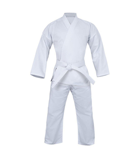 เครื่องแบบคาราเต้ผ้าฝ้ายน้ำหนักเบาสำหรับนักเรียนและอาจารย์ชุดฝึกศิลปะการต่อสู้แบบกำหนดเองโลโก้และแพทช์ - Product Image 2