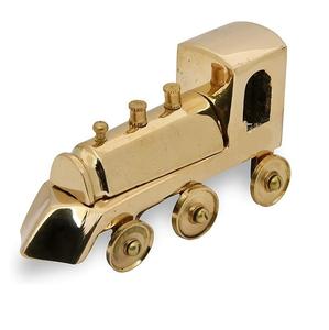 Artisanat créatif, statue de voiture vintage en laiton avec finition antique brillante (jaune), disponible à prix réduit - Product Image 5
