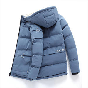 Manteaux rembourrés imprimés personnalisés Vêtements à bulles Coupe-vent à fermeture éclair pour l'extérieur avec logo Veste d'hiver chaude pour hommes du fabricant - Product Image 3